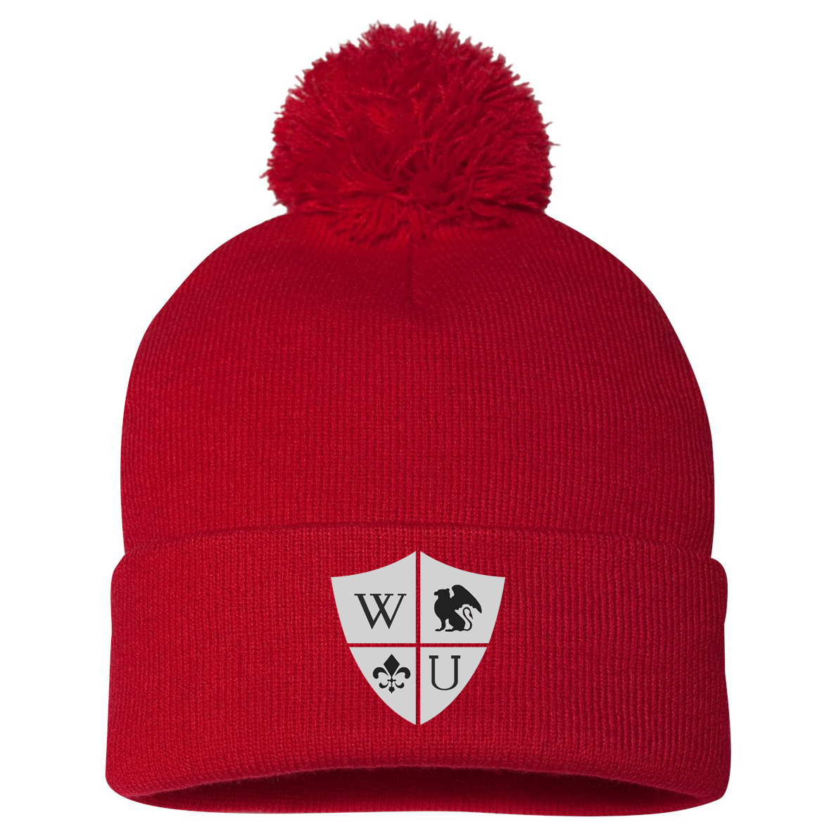 Washington U Club Rugby Pom-Pom Beanie