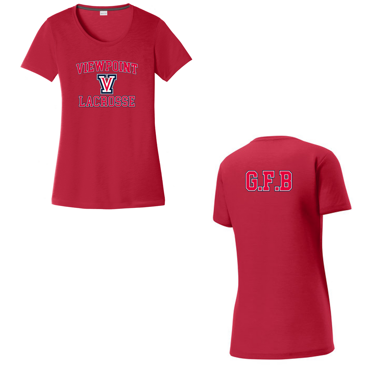 Viewpoint HS Boys Lacrosse Women's CottonTouch Performance T-Shirt