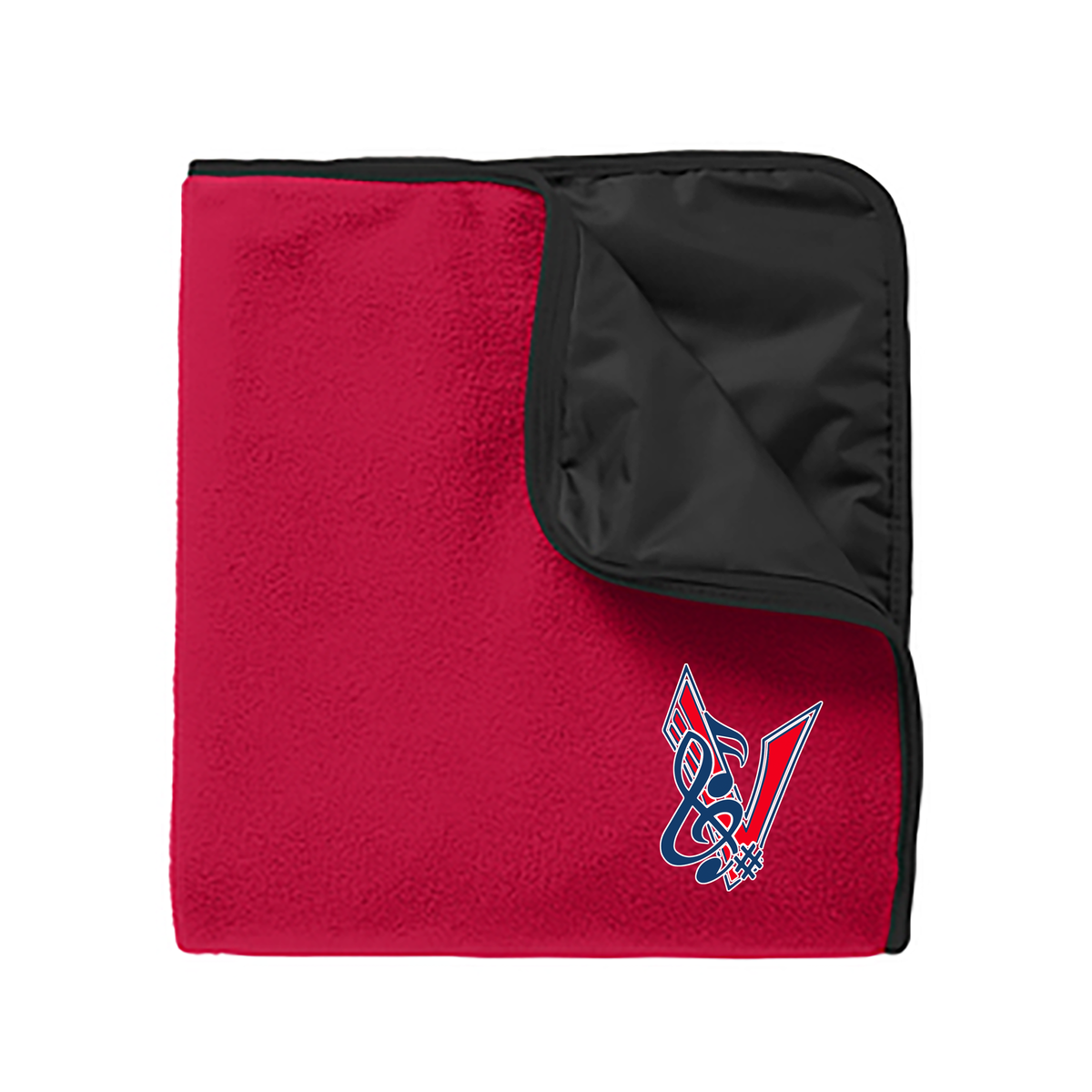 Fort Walton Beach Vikings Band Fleece & Poly Blanket