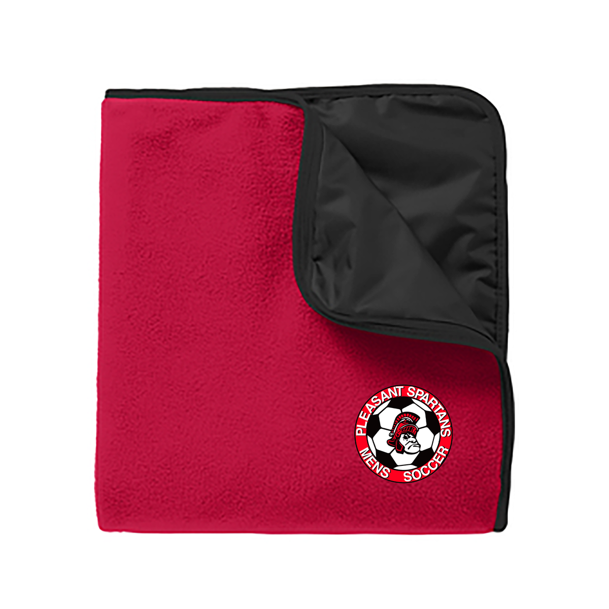 Pleasant HS Soccer Fleece & Poly Blanket