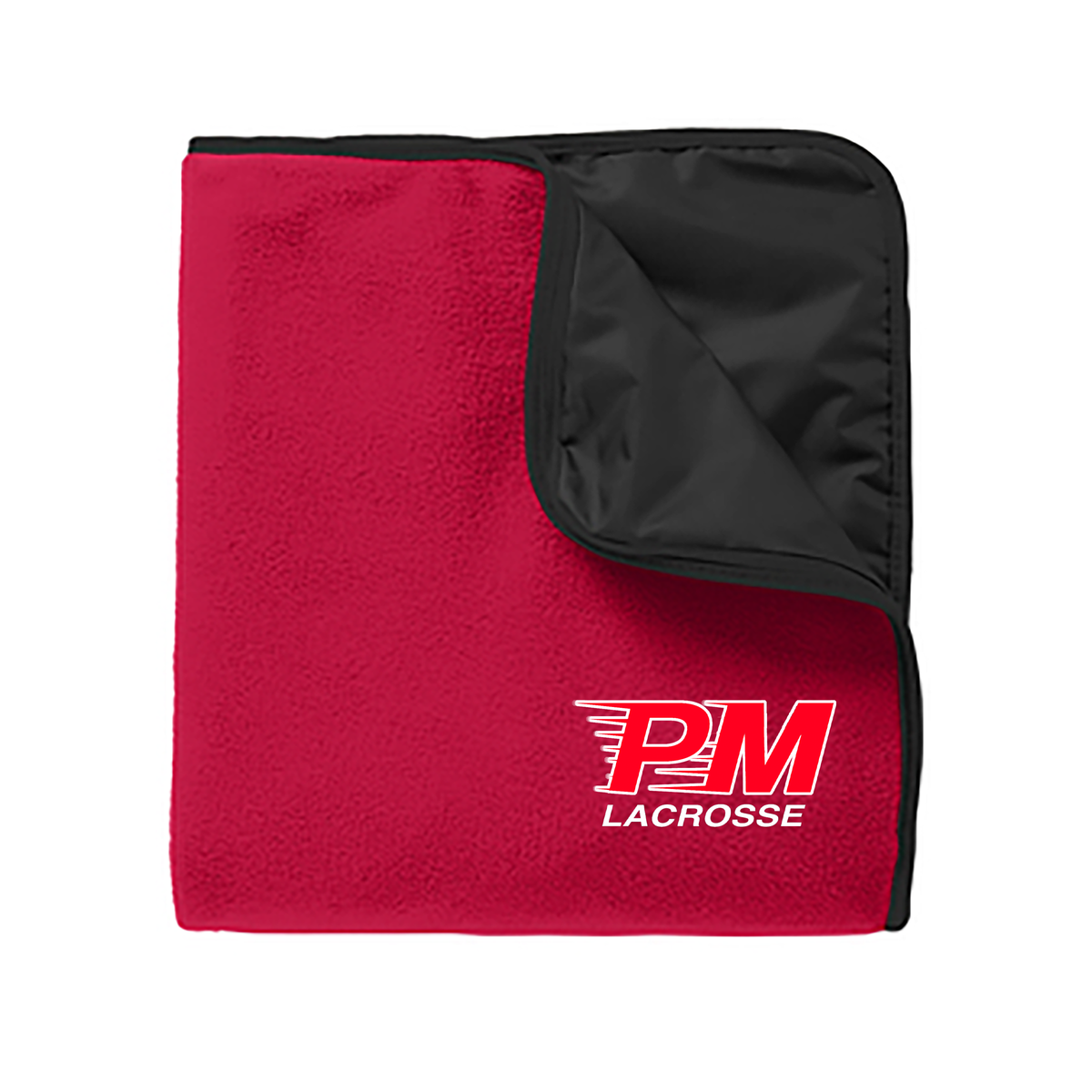 PM Raiders Girls Lacrosse Fleece & Poly Travel Blanket