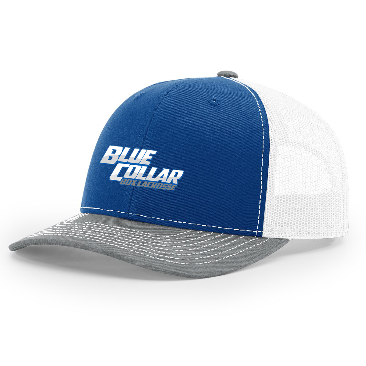 Blue Collar Box Lacrosse Richardson Snapback Trucker Cap