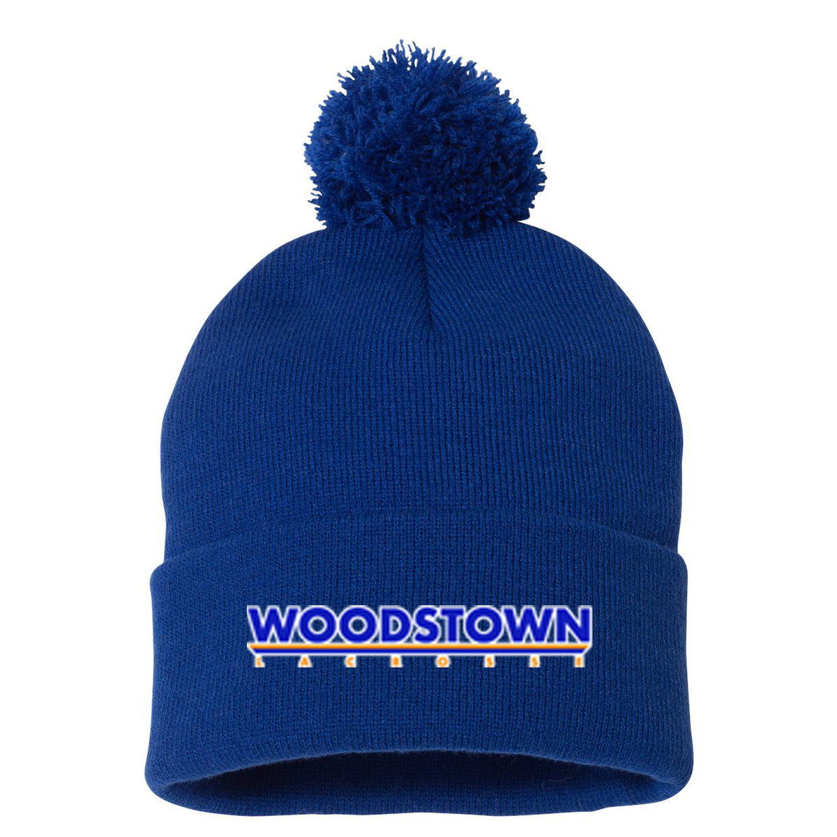 Woodstown HS Boys Lacrosse Sportsman Pom-Pom Beanie