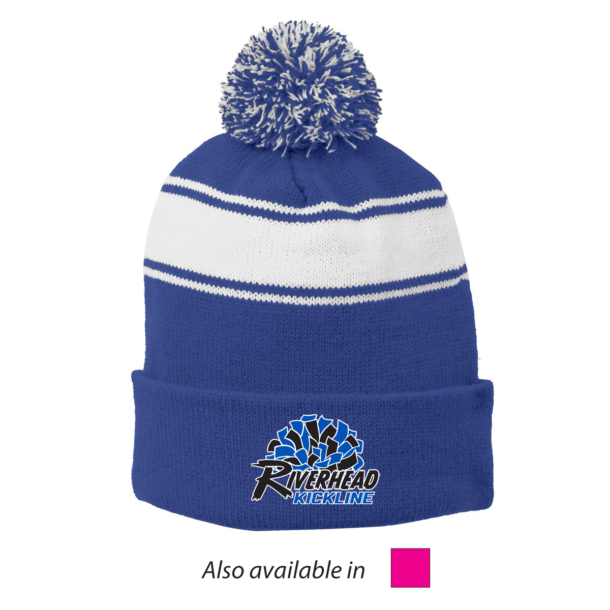 Riverhead Kickline Pom Pom Beanie