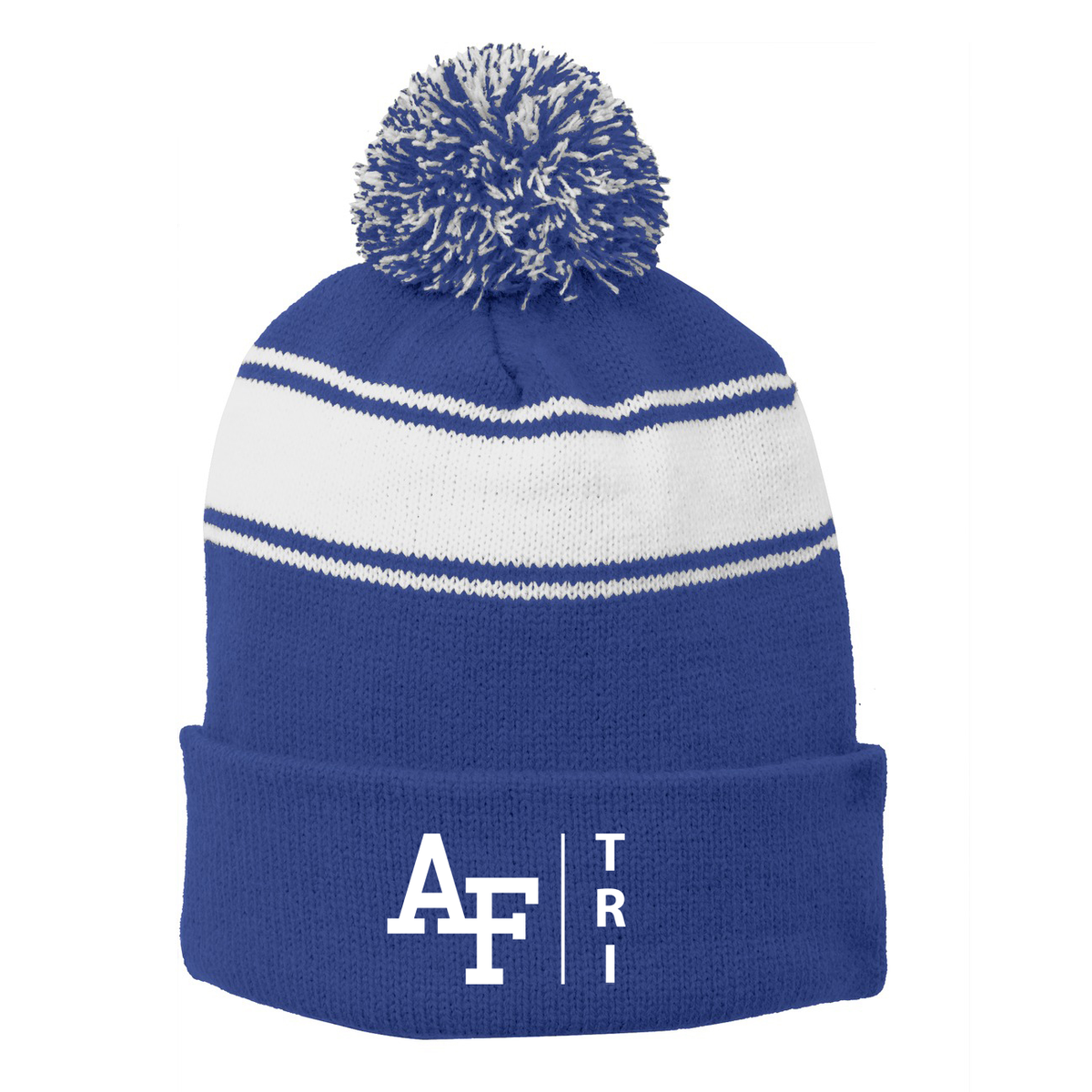 USAFA Triathalon Pom Pom Beanie