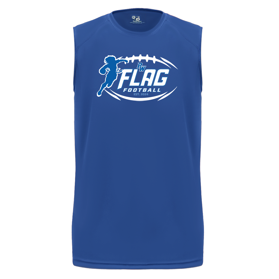 Port Washington Flag Football B-Core Sleeveless Performance Tank