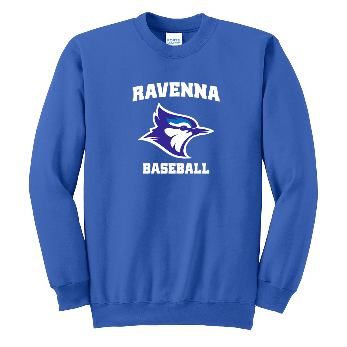 Ravenna Baseball Crew Neck Sweater