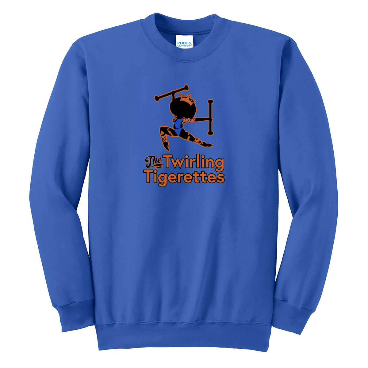 Twirling Tigerettes Crew Neck Sweater