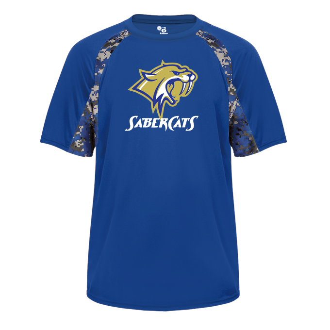 Waterford Sabercats Football Digital Hook Tee