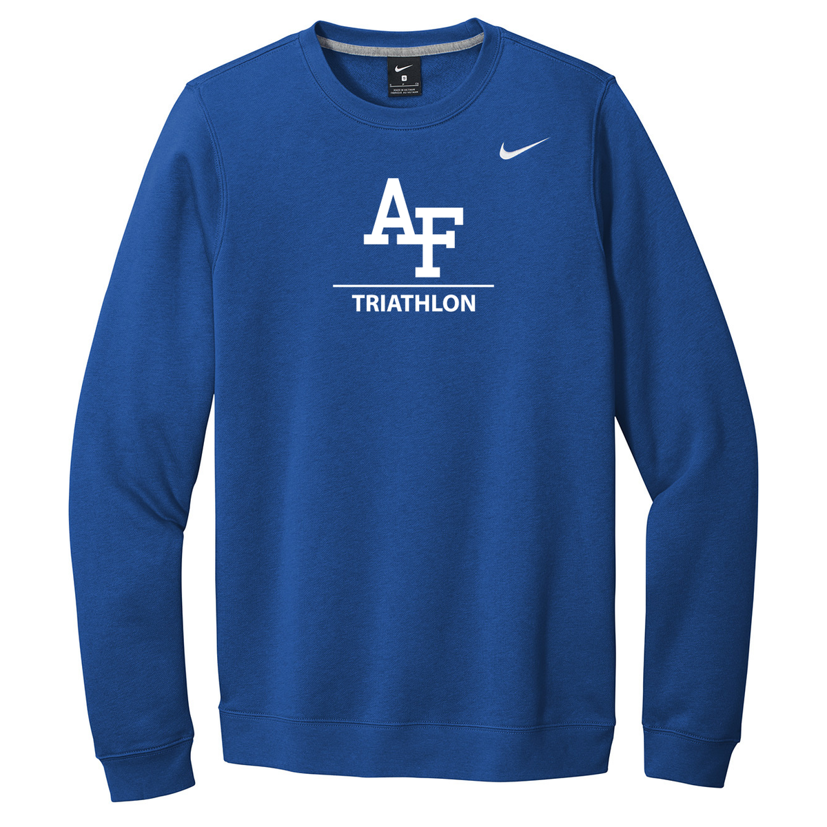 USAFA Triathalon Nike Fleece Crew Neck