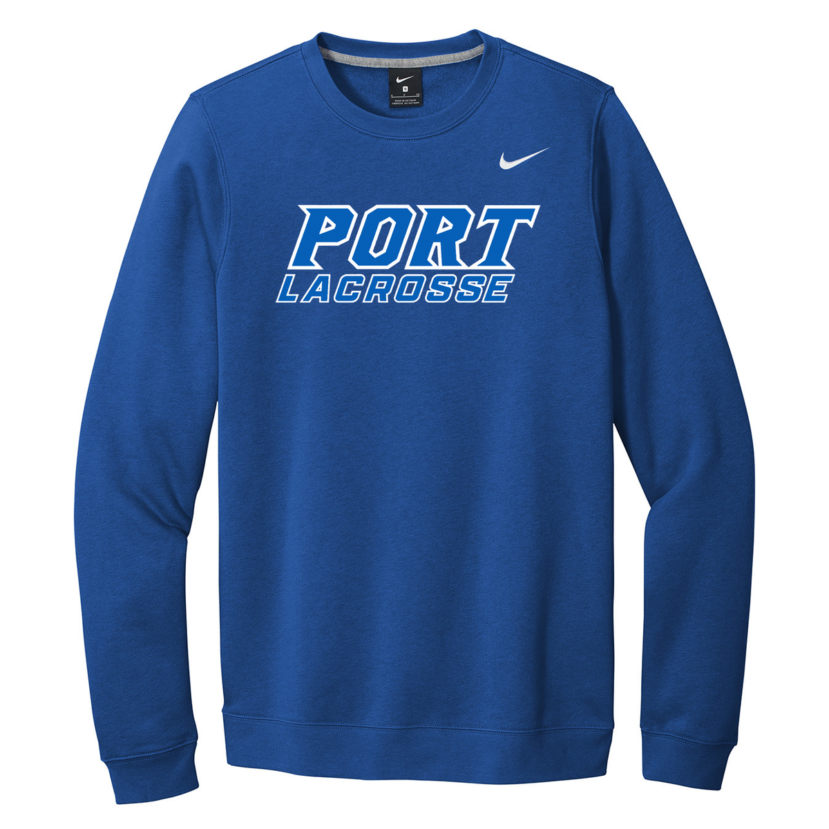 Port Washington Girls Lacrosse Nike Fleece Crew Neck