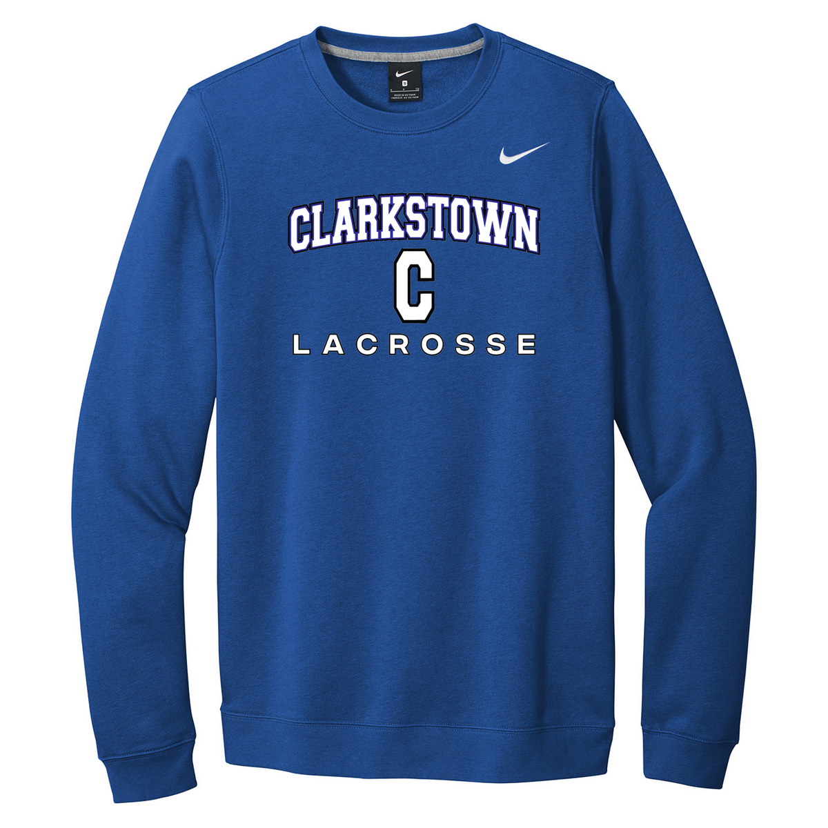 Clarkstown Lacrosse Nike Fleece Crew Neck