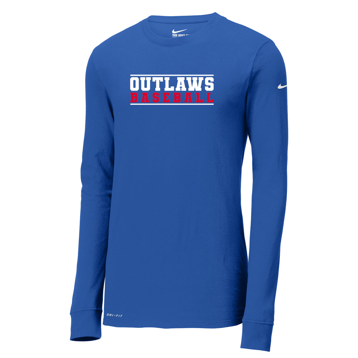 Southern Indiana Outlaws Baseball Nike Dri-FIT Long Sleeve Tee