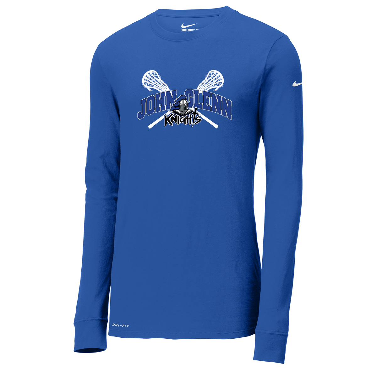 John Glenn Lacrosse Nike Dri-FIT Long Sleeve Tee