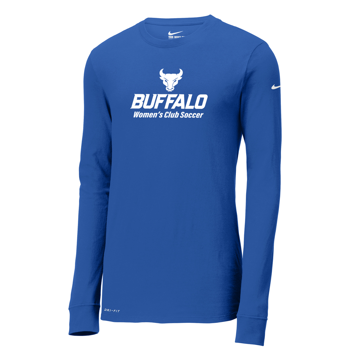 UB Women's Club Soccer Nike Dri-FIT Long Sleeve Tee