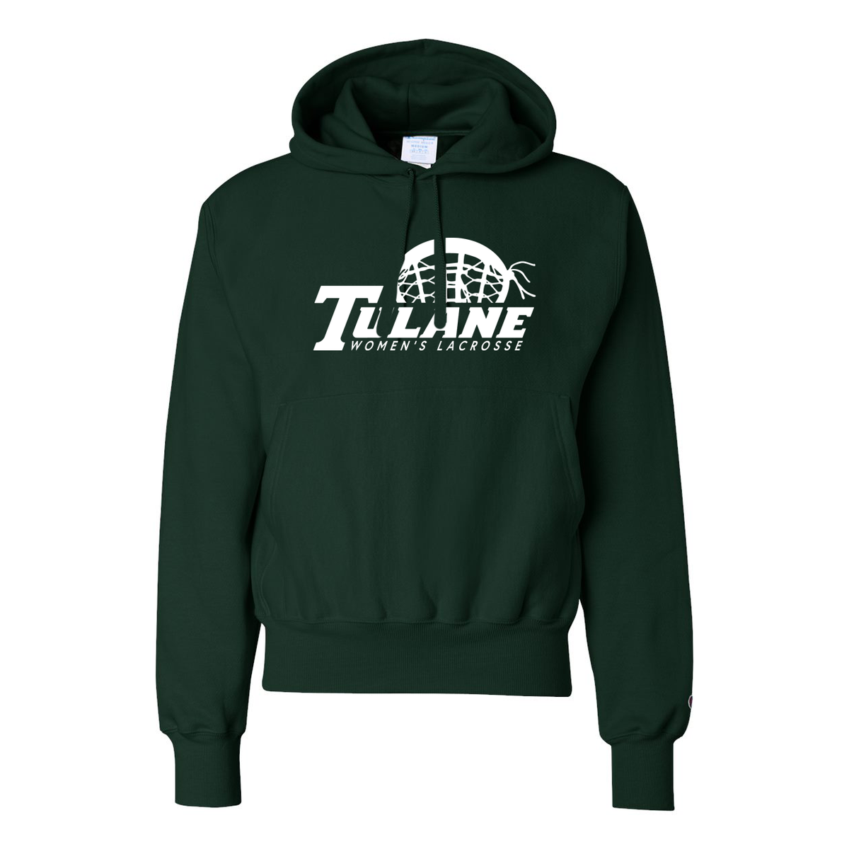 Tulane Women's Lacrosse Champion Powerblend Hooded Sweatshirt