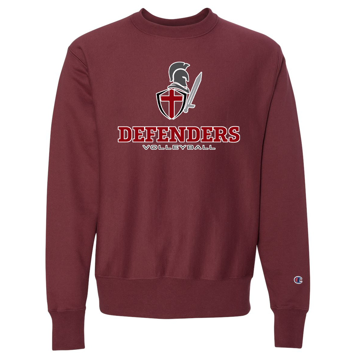 Defenders Volleyball Champion Reverse Weave Crewneck Sweatshirt