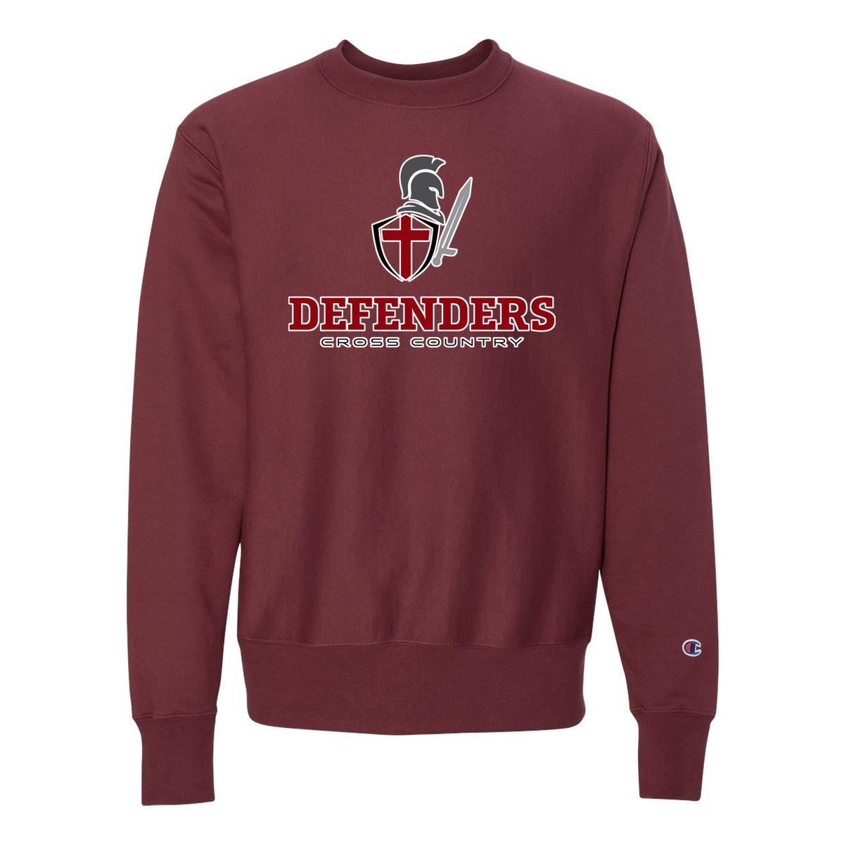 Defenders Cross Country Champion Reverse Weave Crewneck Sweatshirt