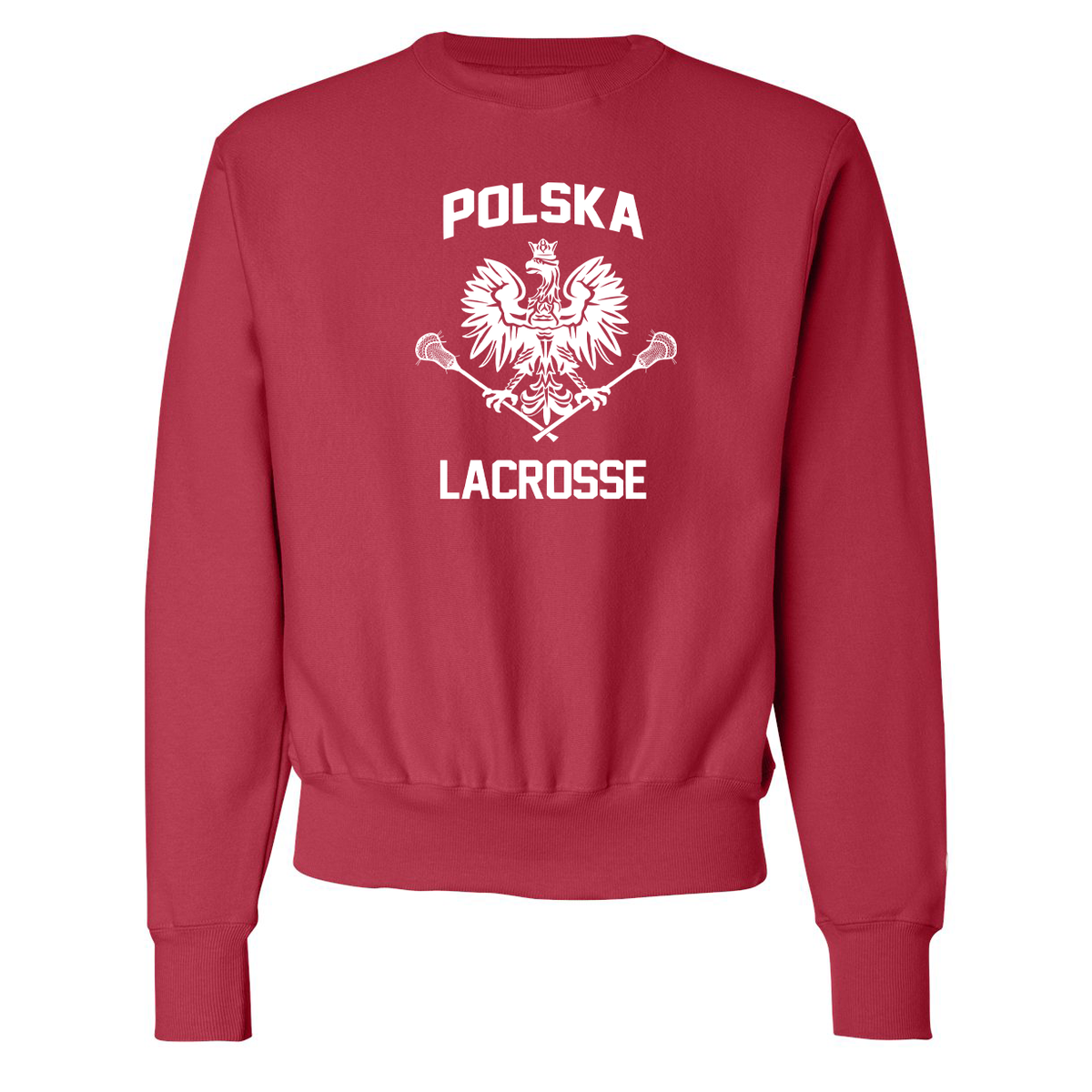 Polska Lacrosse Champion Reverse Weave Crewneck Sweatshirt