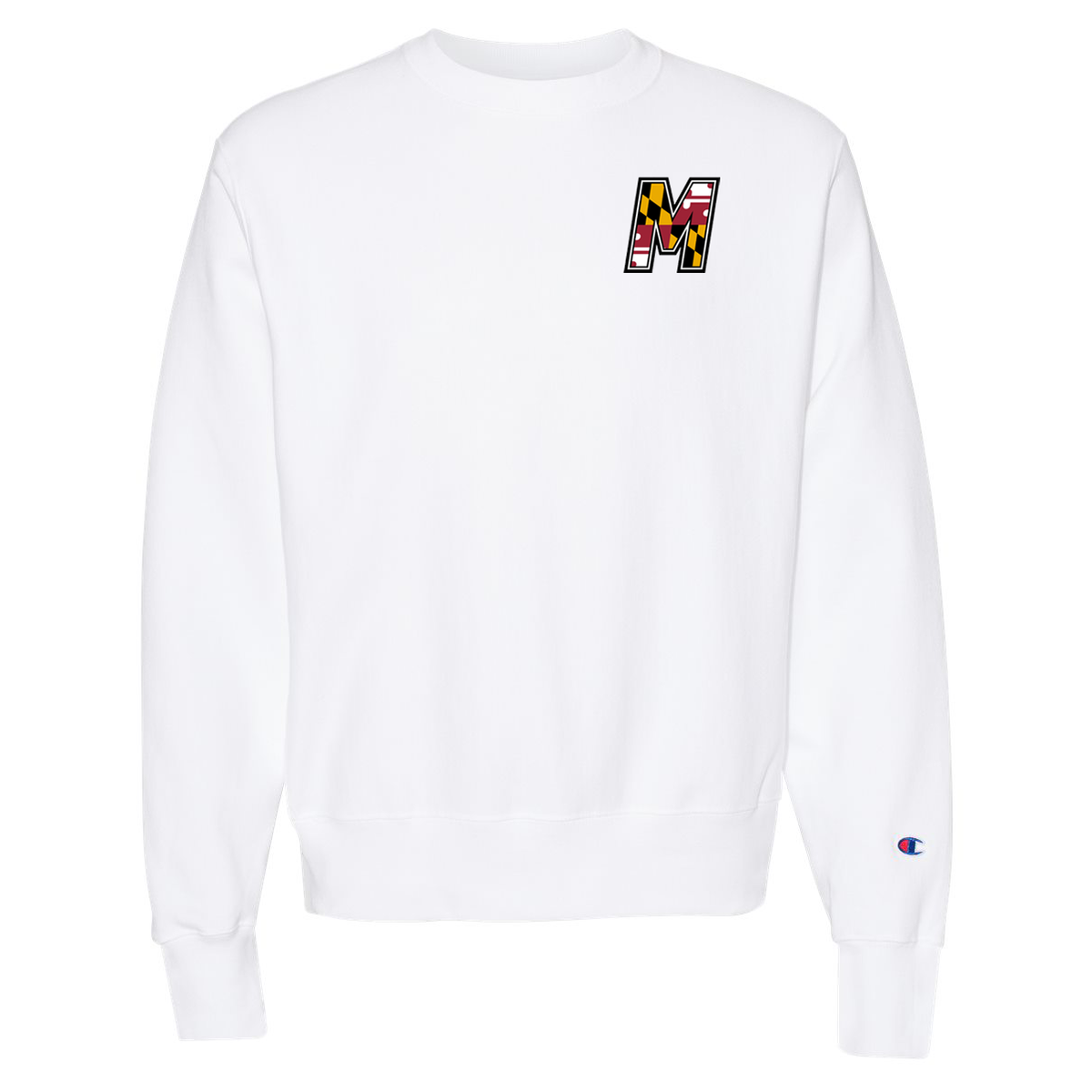 M Hockey Champion Reverse Weave Crewneck Sweatshirt