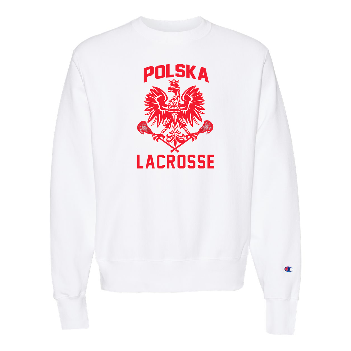 Polska Lacrosse Champion Reverse Weave Crewneck Sweatshirt