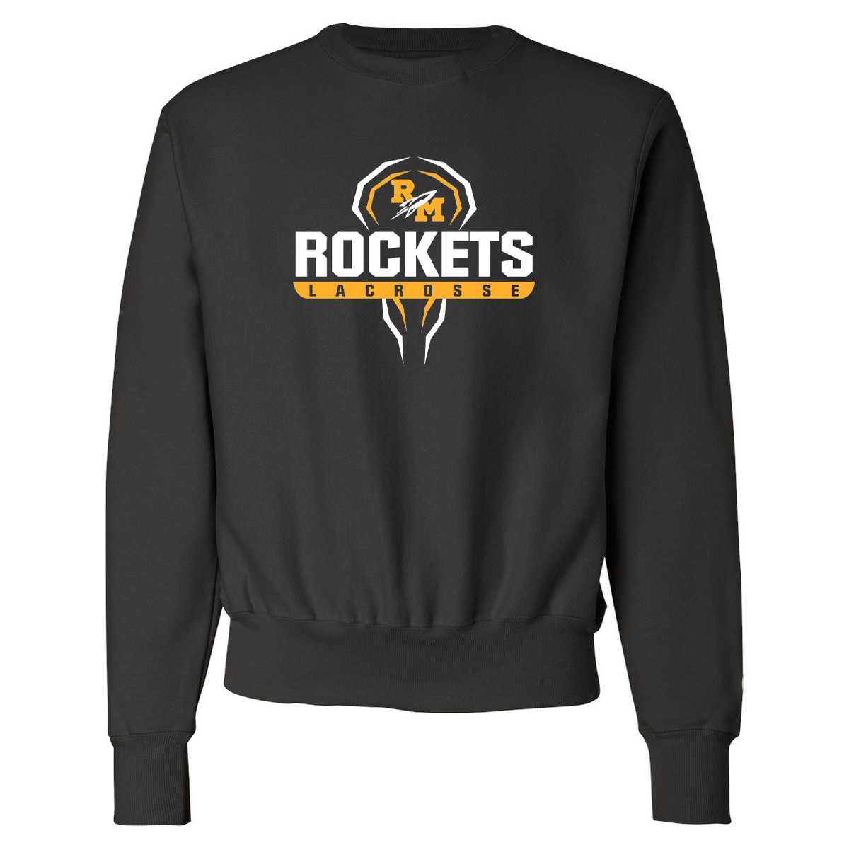 Richard Montgomery Rockets Lacrosse Champion Reverse Weave Crewneck Sweatshirt