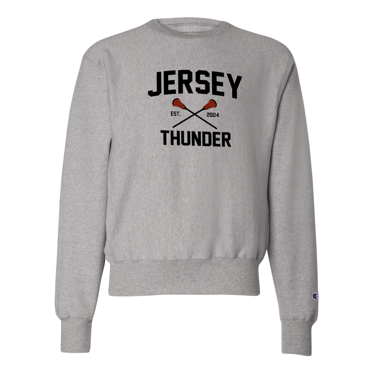 Jersey Thunder Lacrosse Champion ReverseWeave Crewneck Sweatshirt