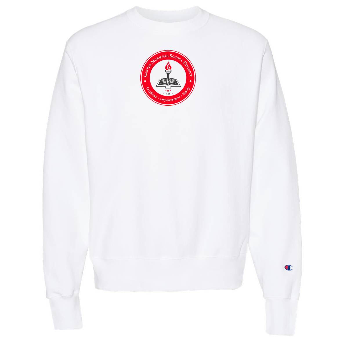 Center Moriches School District Champion ReverseWeave Crewneck Sweatshirt