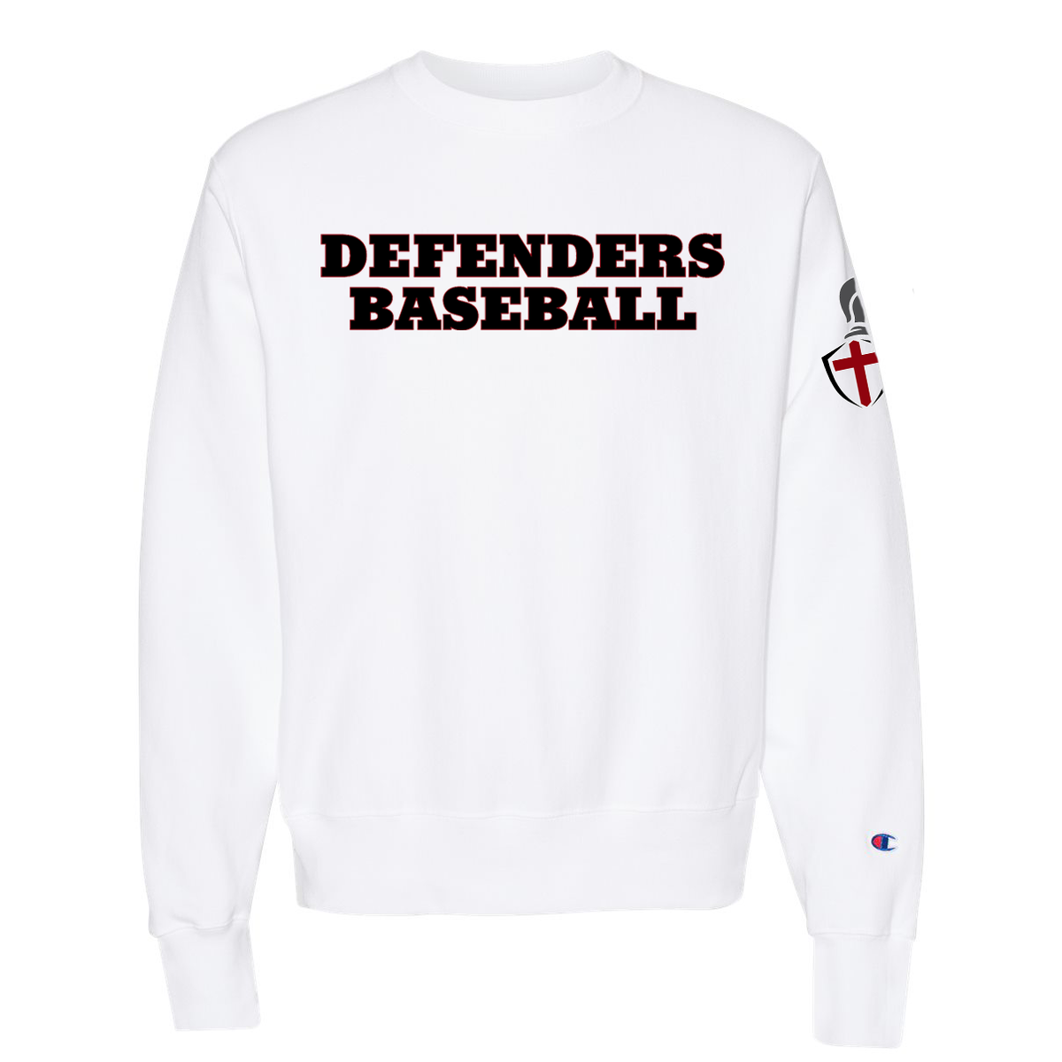 Defenders Baseball Champion Reverse Weave Crewneck Sweatshirt