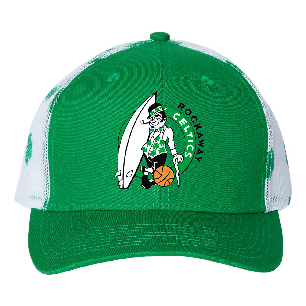 Rockaway Celtics Printed Mesh Trucker Cap
