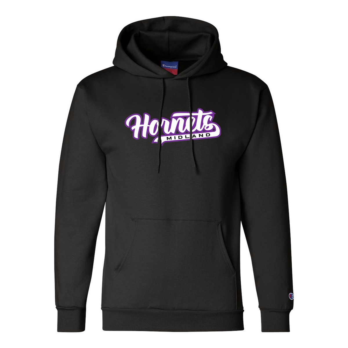 Midland Hornets Champion Double Dry Eco Hooded Sweatshirt