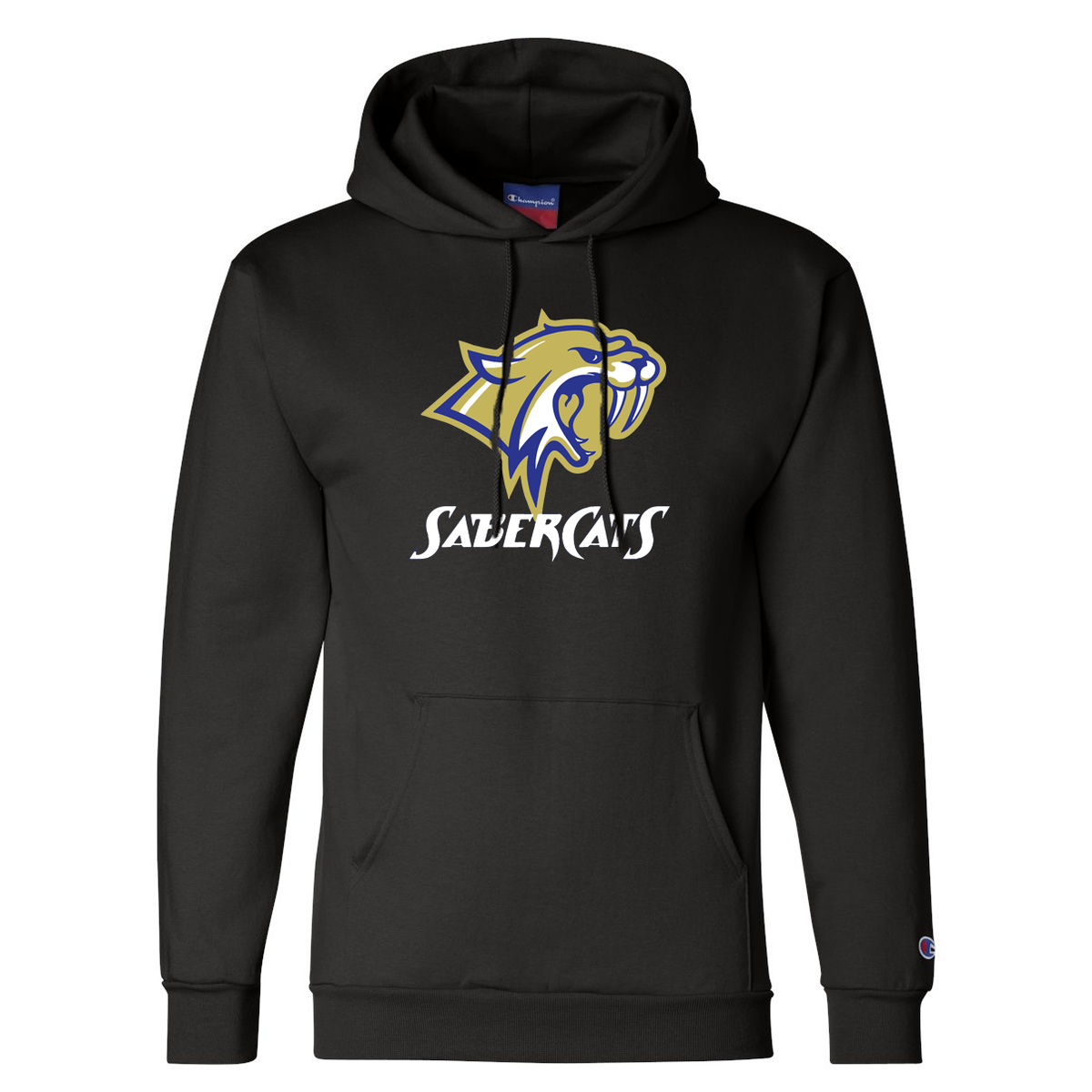 Waterford Sabercats Football Champion Double Dry Eco Hooded Sweatshirt