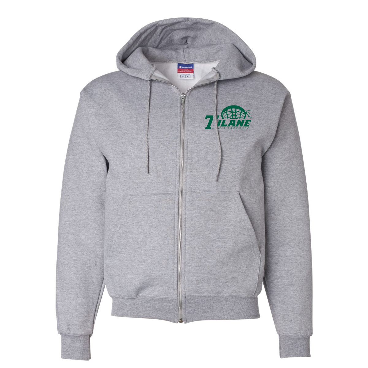 Tulane Mens Club Lacrosse Champion Full Zip Sweatshirt