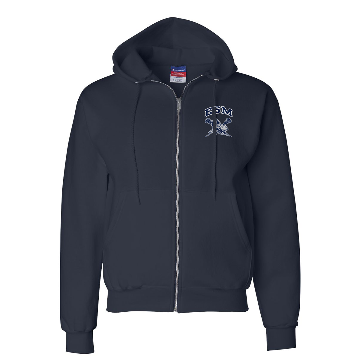 ESM Sharks Lacrosse Champion Full Zip Sweatshirt