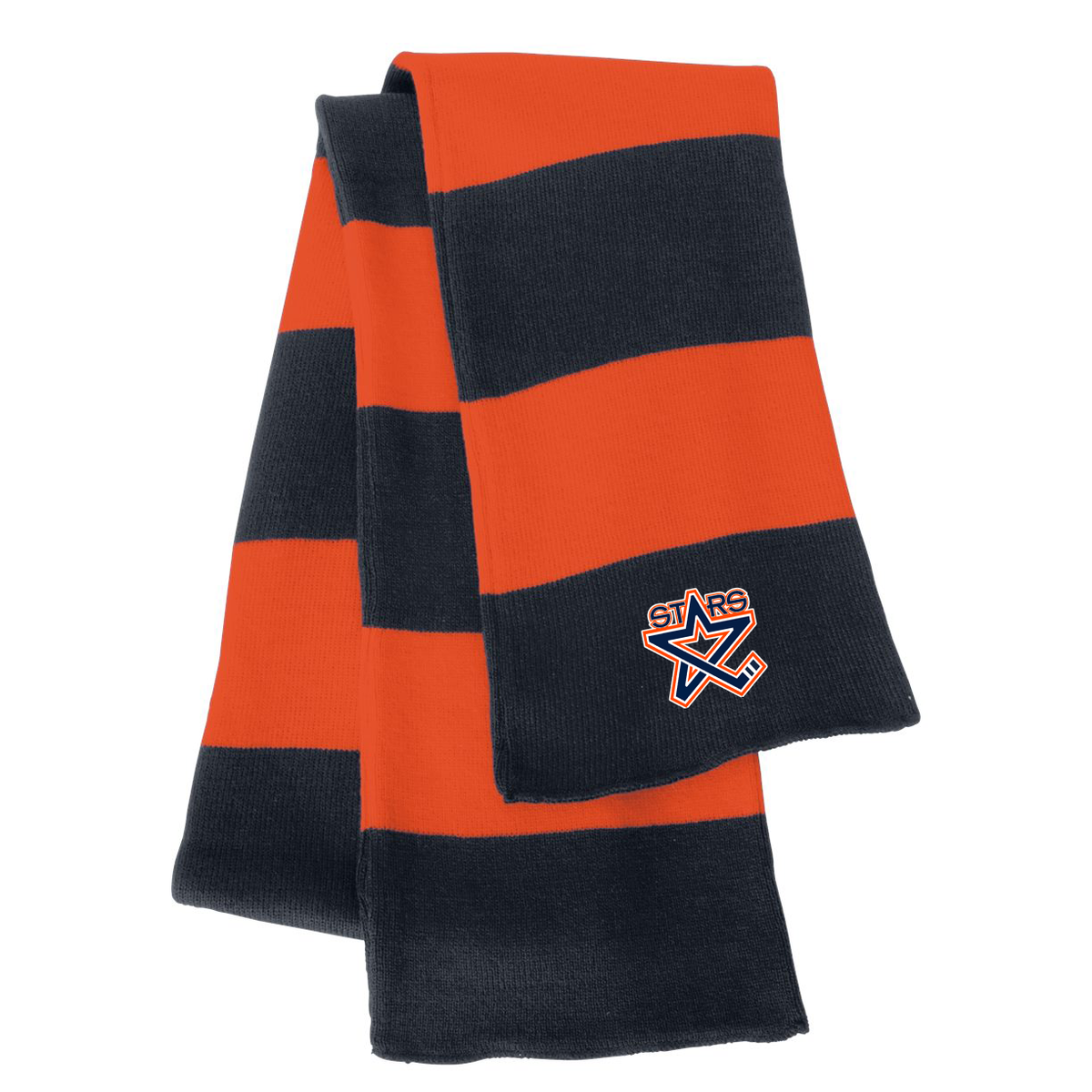 New York Stars Hockey Rugby-Striped Scarf