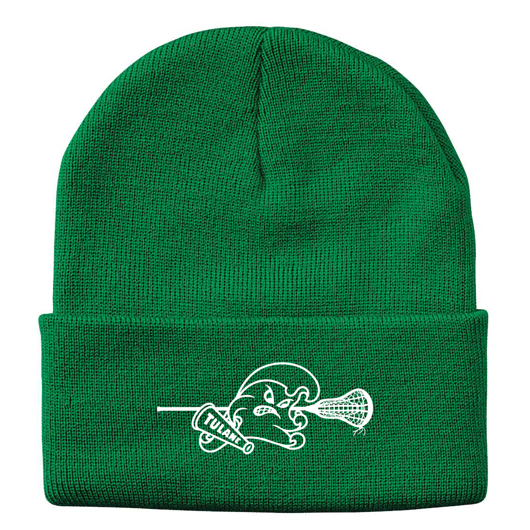 Tulane Women's Lacrosse Cuffed Beanie