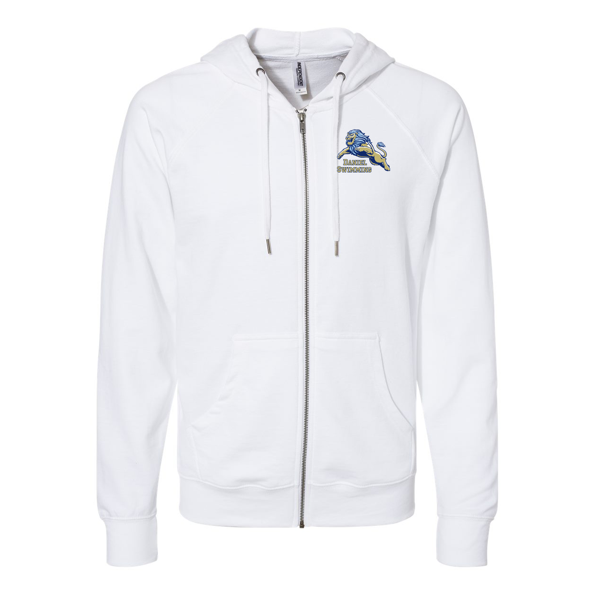 DW Daniel HS Swim Icon Lightweight Loopback Terry Full-Zip Hooded Sweatshirt