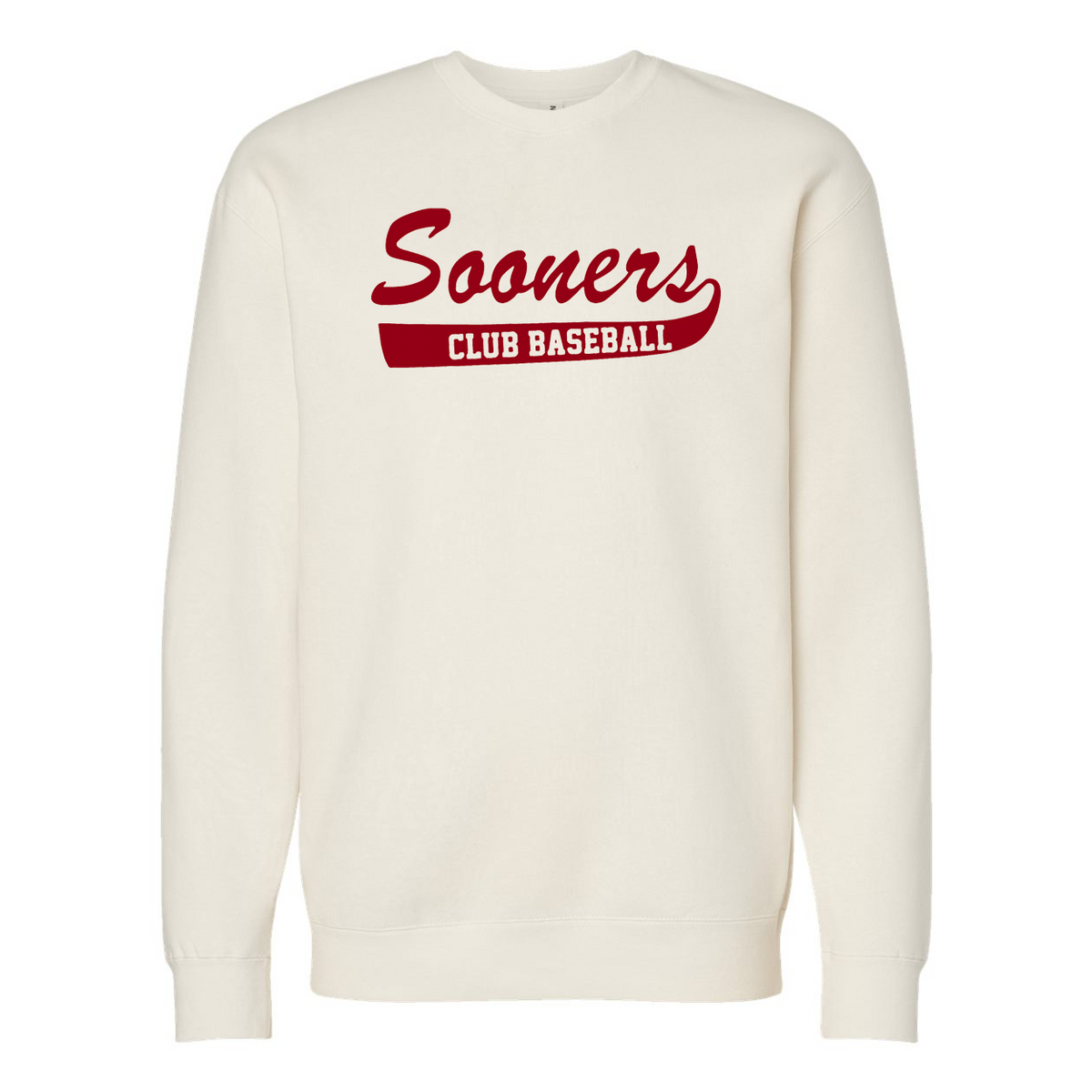 OU Club Baseball Midweight Crewneck