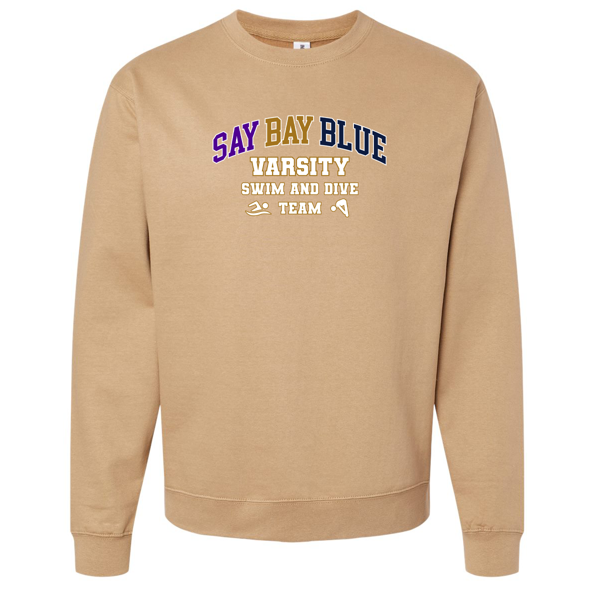 SayBayBlue Swim Midweight Crewneck