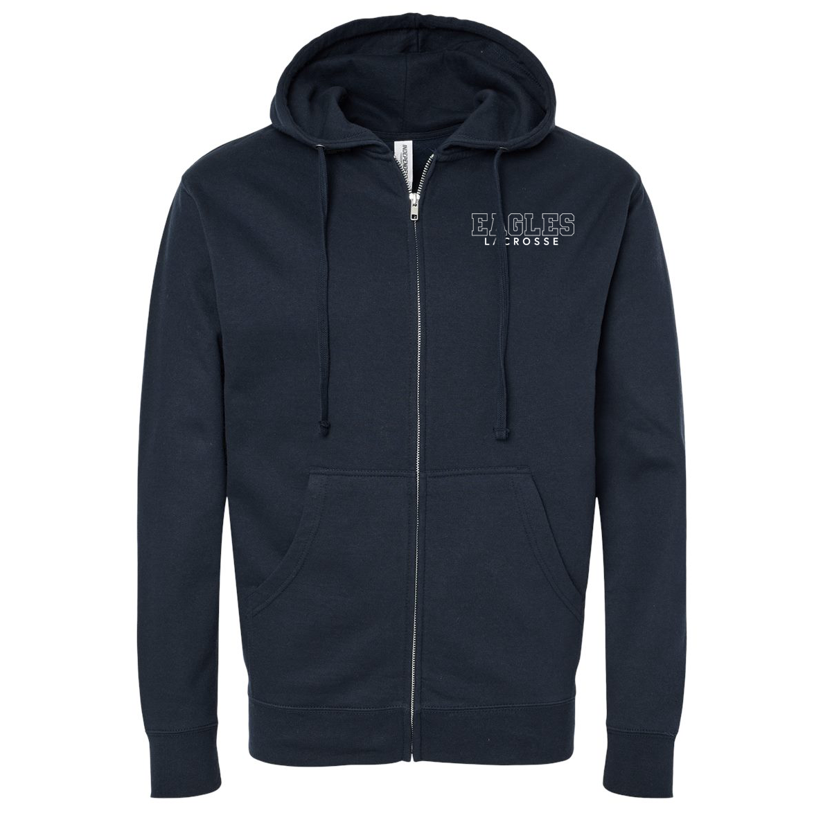 Rocky Point Lacrosse Midweight Full Zip Hoodie