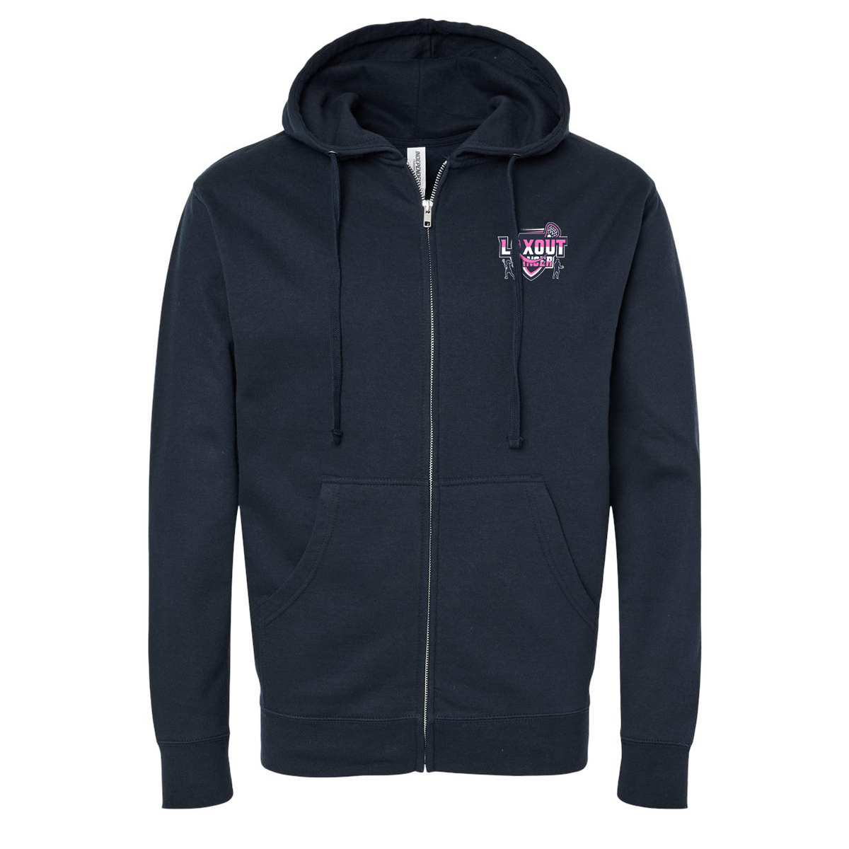 LaxOut Cancer Full Zip Hoodie