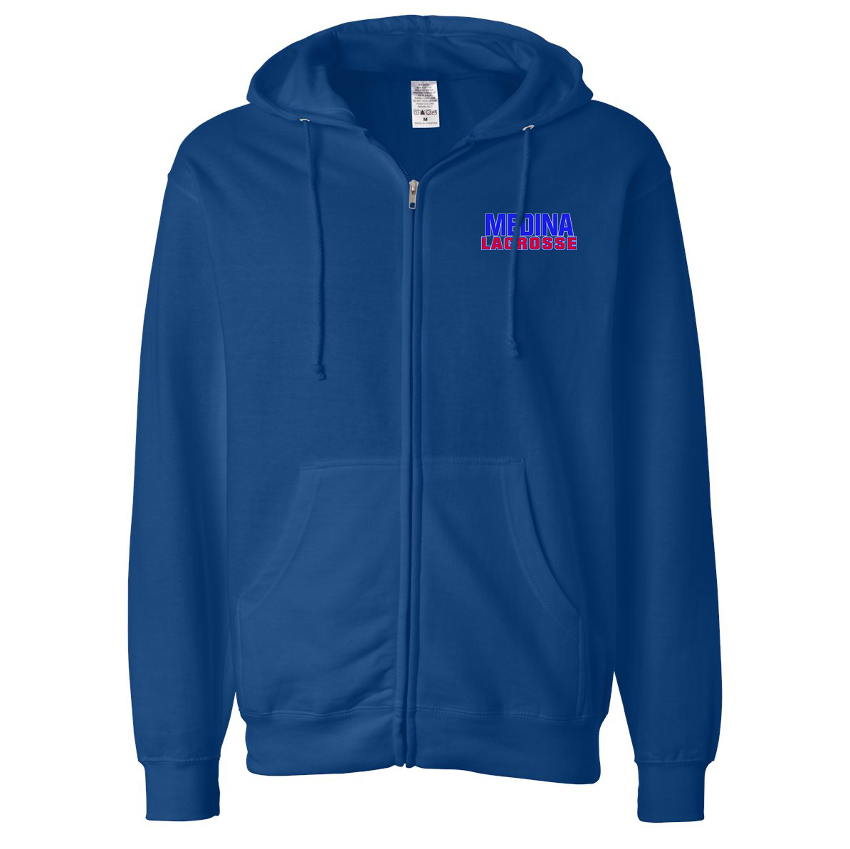 Medina Mustangs Lacrosse Full Zip Hoodie