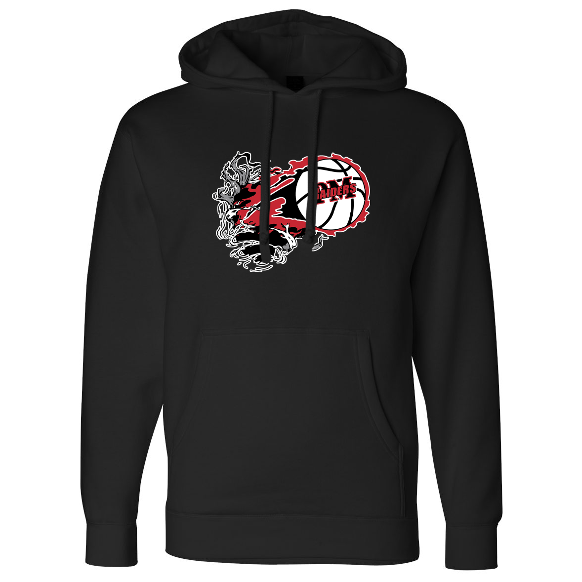 Raider Basketball Midweight Hoodie