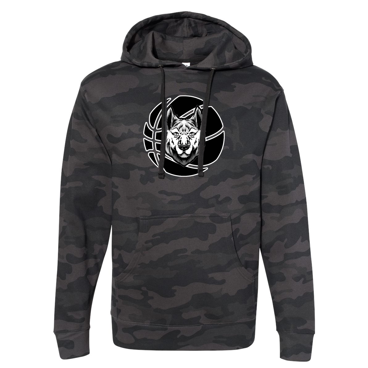 Wolves Basketball Midweight Hoodie