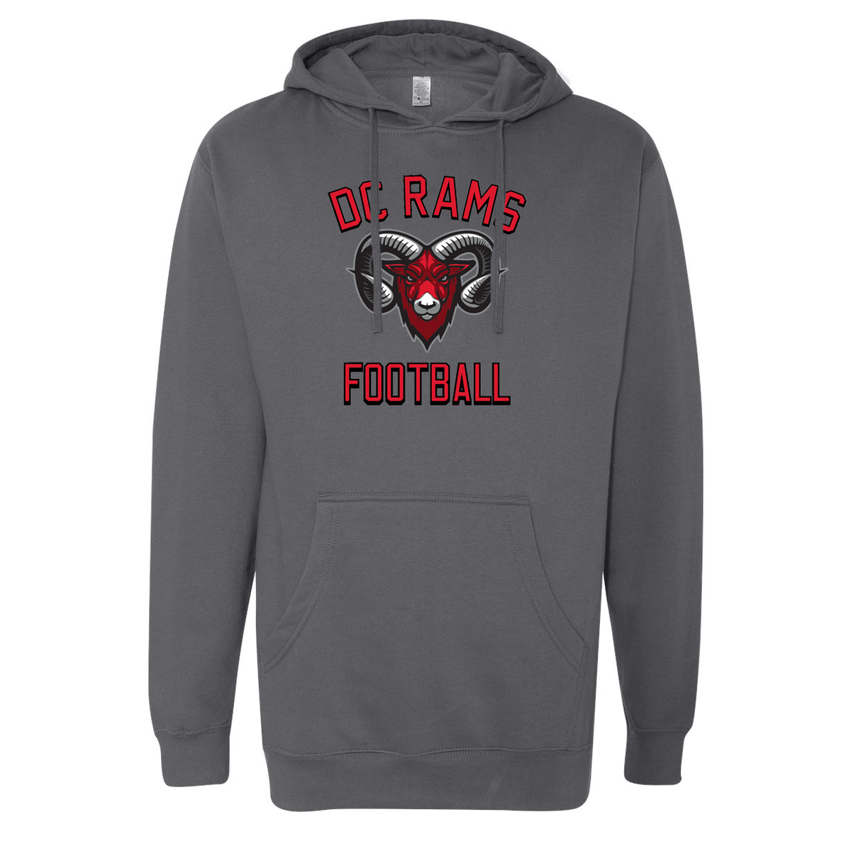 DC Rams Football Midweight Hoodie