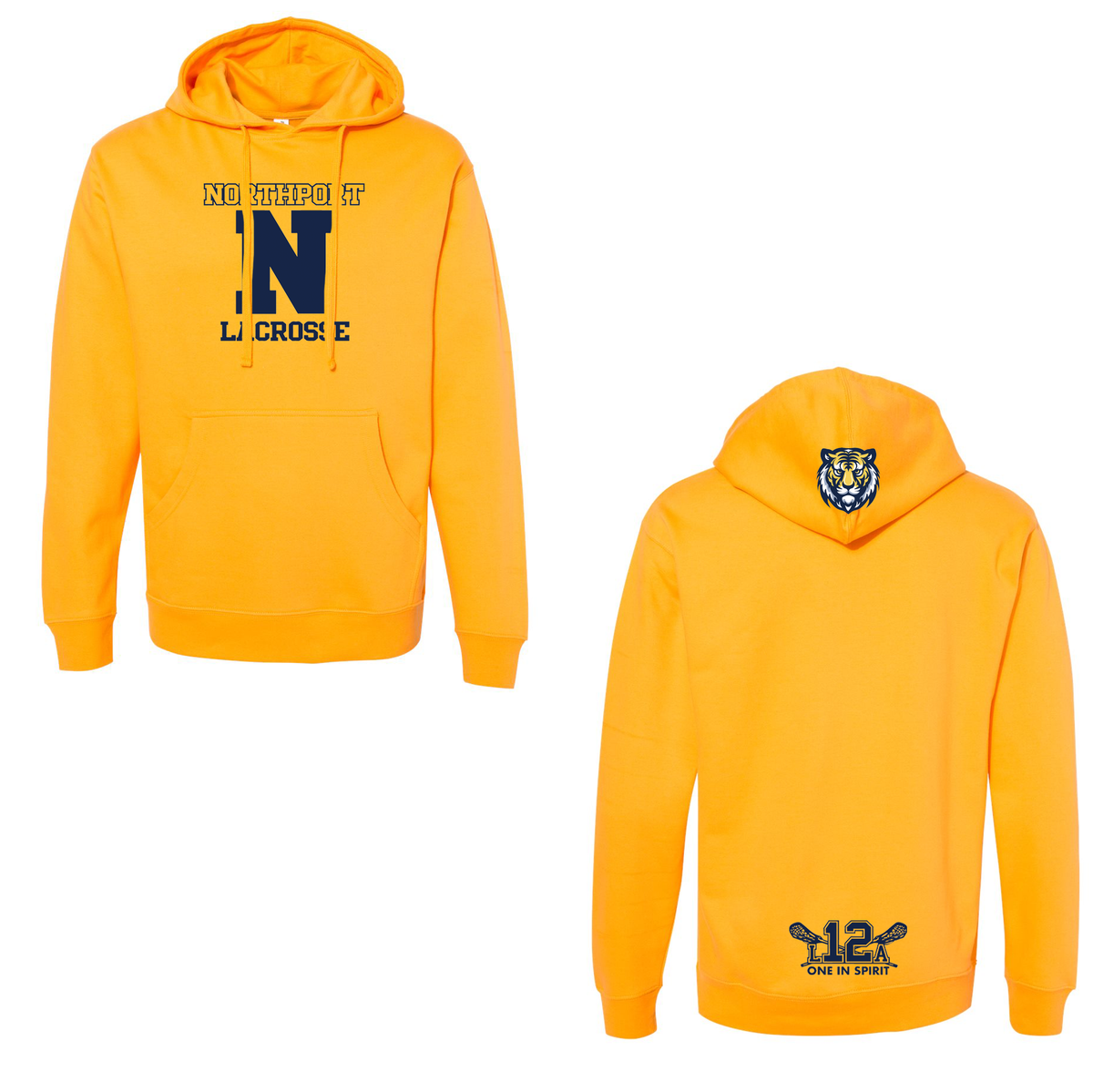 Northport High School Lacrosse Midweight Hoodie