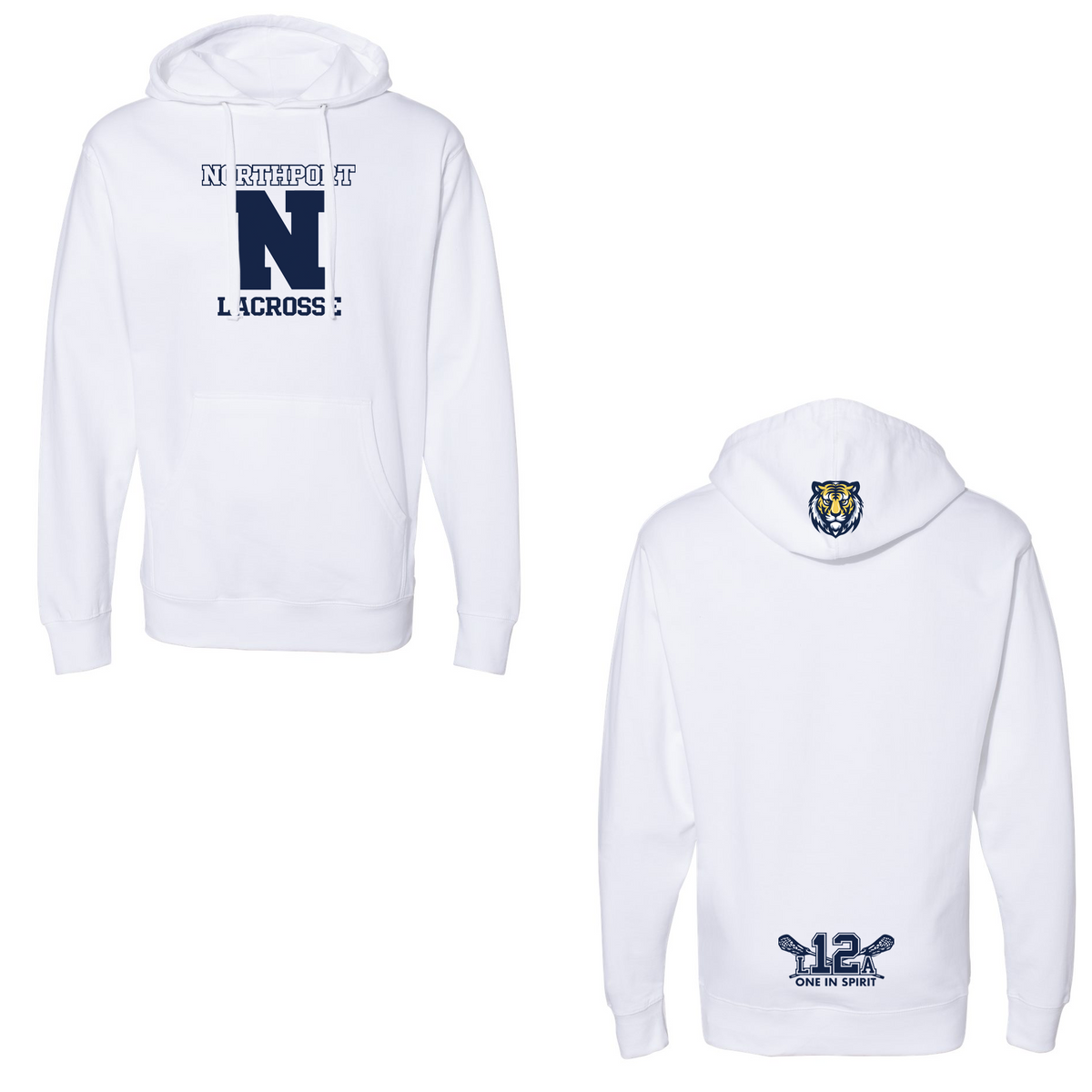 Northport High School Lacrosse Midweight Hoodie