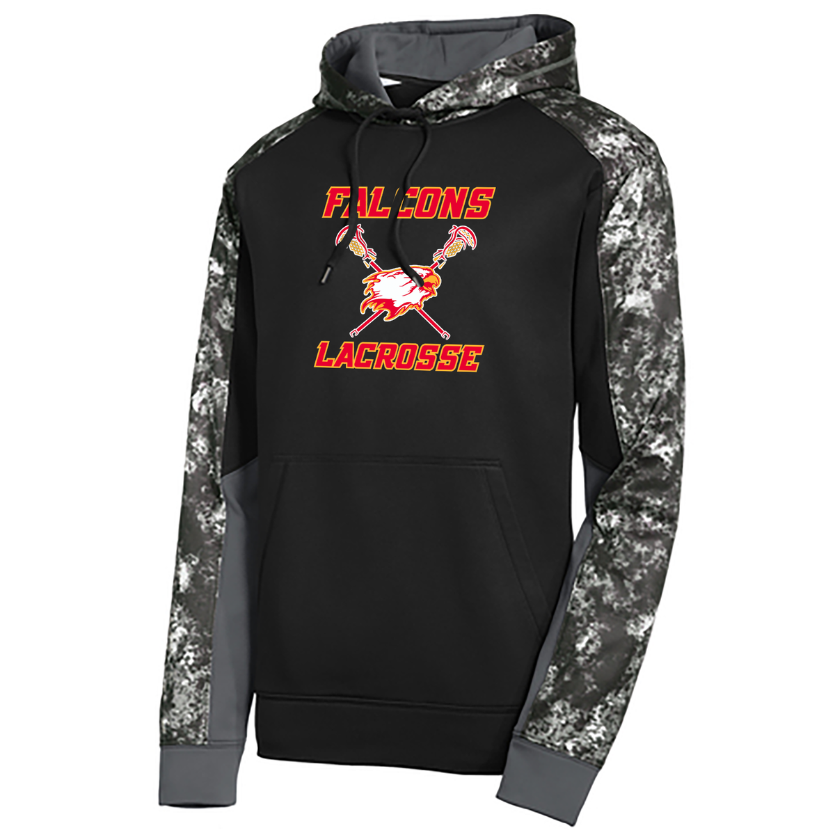 Falcons Lacrosse Club Mineral Freeze Colorblock Hoodie