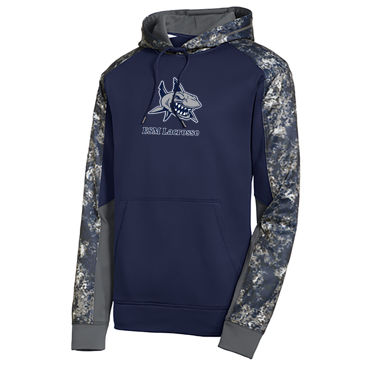 ESM Sharks Lacrosse Mineral Freeze Colorblock Hoodie