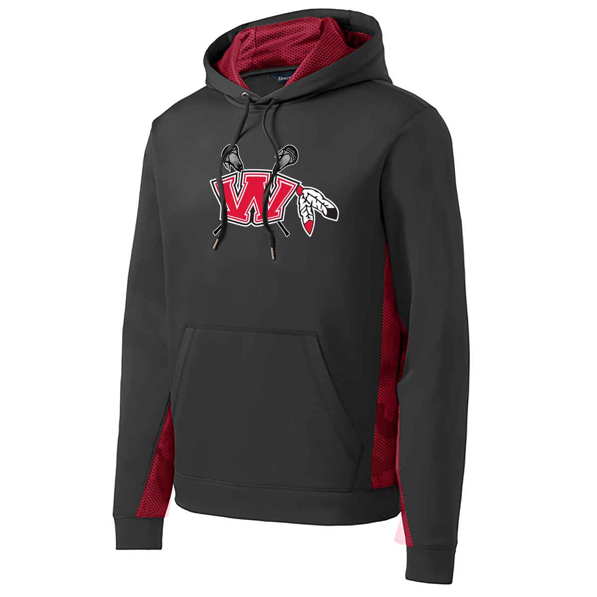 Weston Warrior Lacrosse Club Fleece Color Block Hoodie